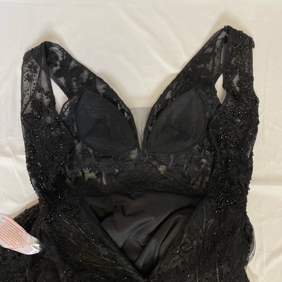 Mac Duggal Beaded Tulle Ball Gown - Picture 11 of 16